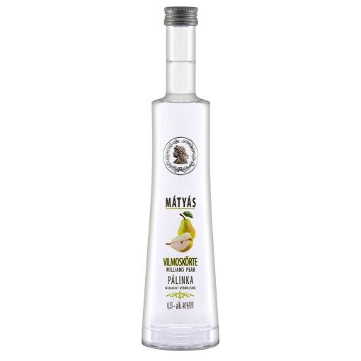 Mátyás Vilmoskörte Pálinka 40% 0,5L