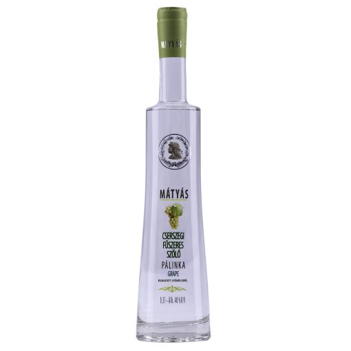 Mátyás Cserszegi Szőlő Pálinka 40% 0,5L 