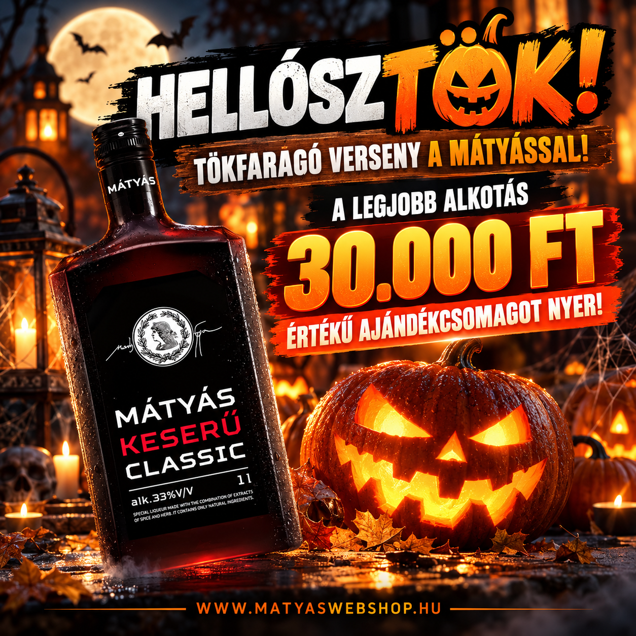 Halloween nyereményjáték 2026